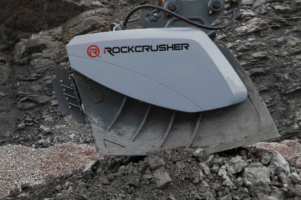 Tiefbau-Fundamente mit Rockcrusher
